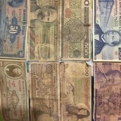  Mexican billetes 