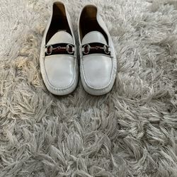 White Shoes GUCCI LOAFERS