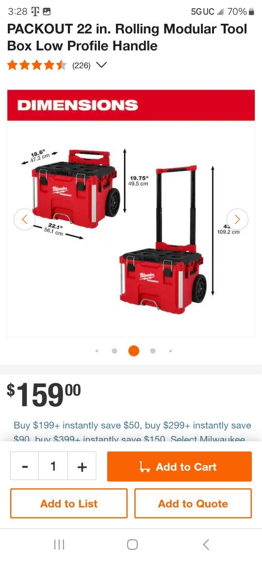 NEW Milwaukee PACK-OUT Rolling Chest