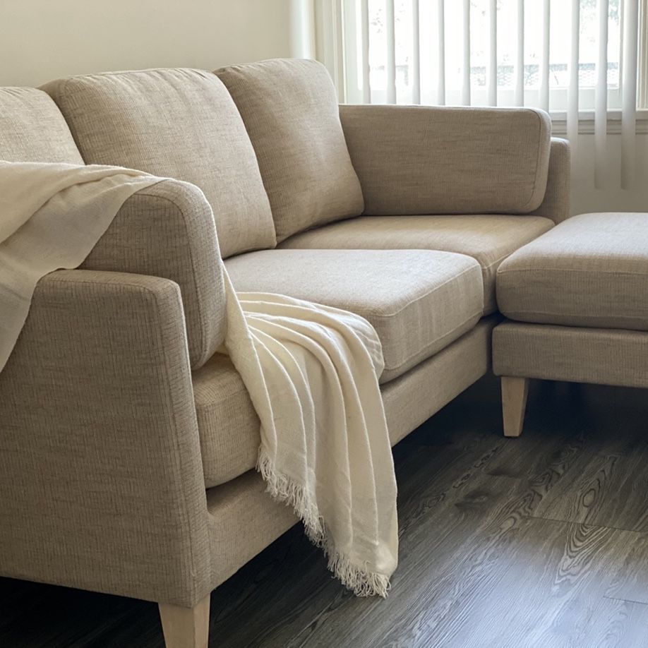 World Market Oatmeal Couch