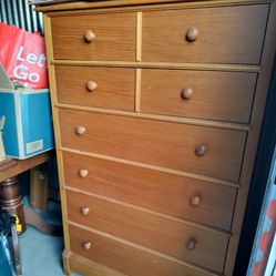 Large Solid Wood Dresser