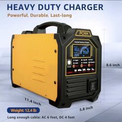 12V 24V Car Battery Charger Heavy Duty, 0-15A Automatic Battery Maintainer,