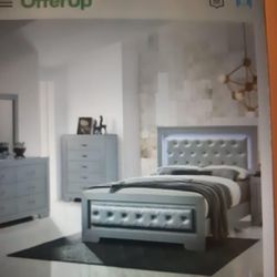 Brand  New Queen Size Bedroom Set$999.financing Available No Credit Needed 