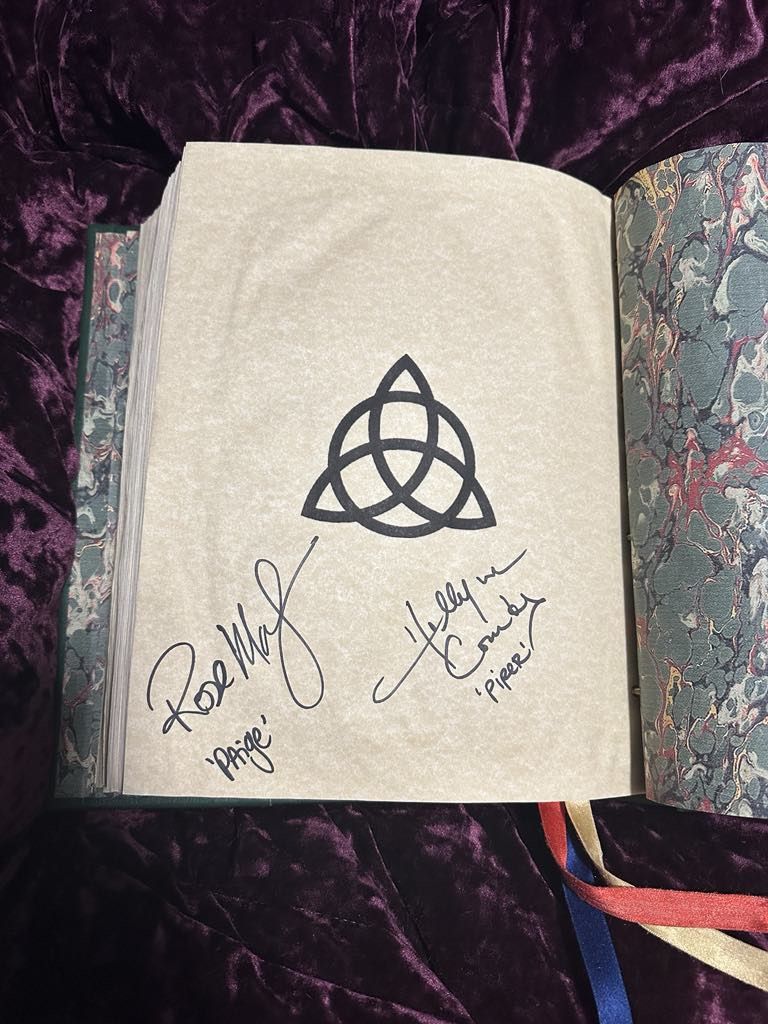 Replica Charmed Book Of Shadows *SIGNED*