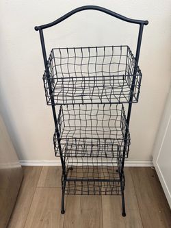 3 Tiered metal rack