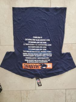 New Peyton Manning NFL Stats Denver Broncos t shirt M