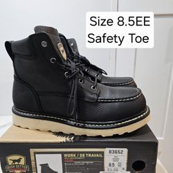 Red Wings Irish Setter Safety Toe Work Boots Size 8.5 