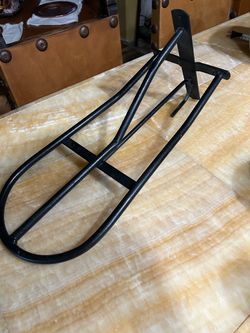 2 powder coated racks storage bikes, extension cords etc