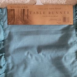 Blue Table Runner 