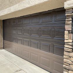 16x7 Complete Door. Garage Doors. Complete With All Hardware, Springs And Tracks