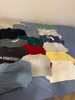 Boys A&f 15/16 shirts