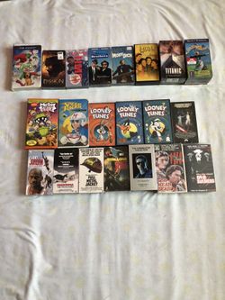 VHS Top Row 8 Movies Sealed New $10 Each Other Movies $5 Each Or All For $95
