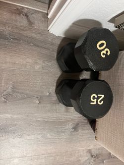 Dumbbell 25 pounds and 30 pounds