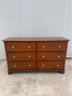 Solid wood dresser
