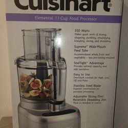 Elemental Series 11-Cup Silver Food Processor with SealTight Advantage Technology

