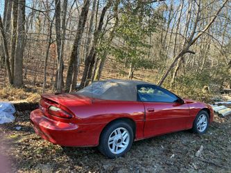 Red Camaro Convertible. 95’
