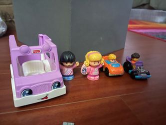 Fisher-Price Little People Vehicle and Figure Set and block set lot