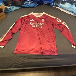 Real Madrid Adidas Long Sleeve Jersey