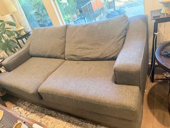Gray deep Fabric Sofa – Good Used Condition