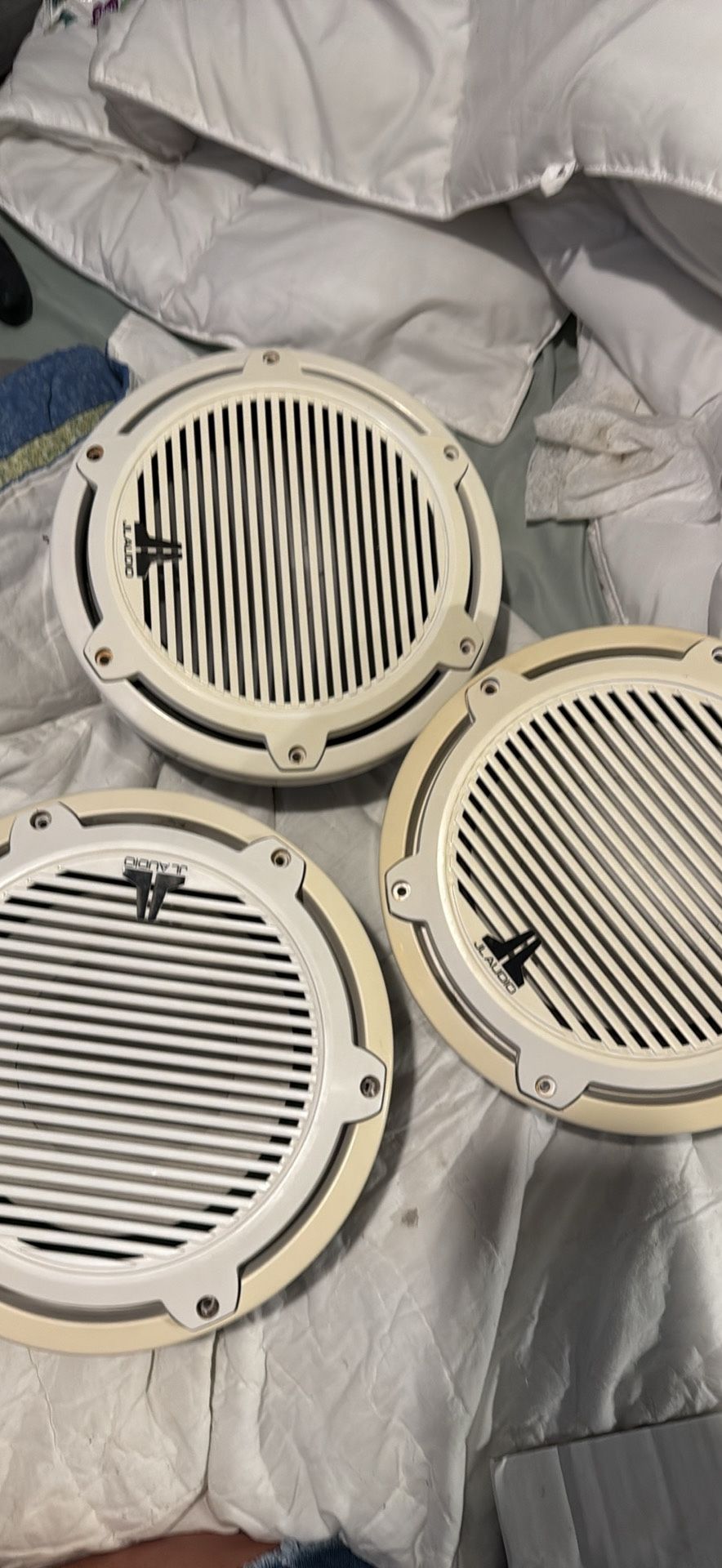 Set Of 3 10” JL Audio Marine Subwoofer