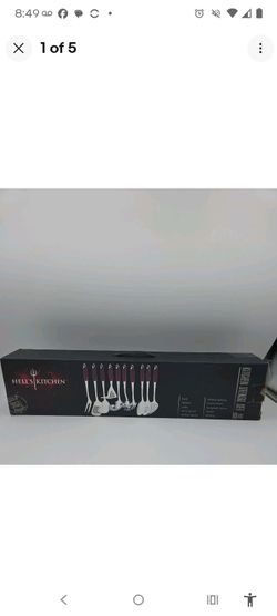 Hell's Kitchen 10 Piece Stainless Steel Utensils Set NWOT