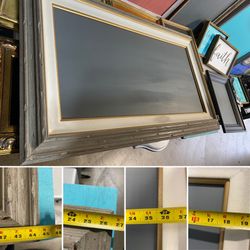 Large wood frame. See my page for craft ideas