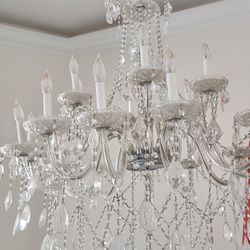 Chandelier Real Glass
