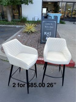 Sales Set of 2 Barstools Starting at $55.00 Bar Stool Chair