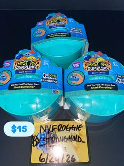 RMS Crazy Fun SHARK EDITION Surfu Mystery Bun Dumpling Blue ~ SEALED 🦈 🩵 NEW
