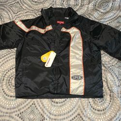 Supreme Stripe Puffer Jacket 