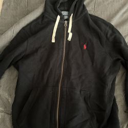 Black Polo Hoodie