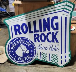 Rolling Rock Sign