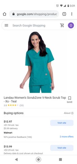 Women's Scrub Top VNeck