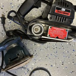 Finishing Sander And Belt Sander 25$ EACH