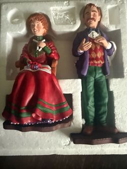 🎄Department 56 All Through The House Mr. And Mrs. Bell At Dinner Figurine
