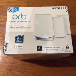 NETGEAR Orbi Whole Home Tri-Band Mesh WiFi 6 System