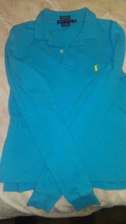 Long sleeve skinny polo shirt