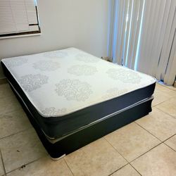 NEW FULL-SIZE MATTRESS AND BOX SPRING