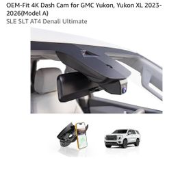 OEM-Fit 4K Dash Cam for GMC Yukon 2023-2026