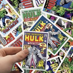 Incredible Hulk Comic Book Stickers 40 Piece