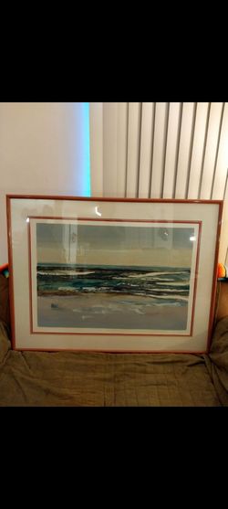 Large Framed Joanne Miller Rafferty Signed And Numbered Art Print-Daybreak # 2-(33/300)
