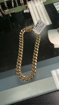 10k Cuban bracelet