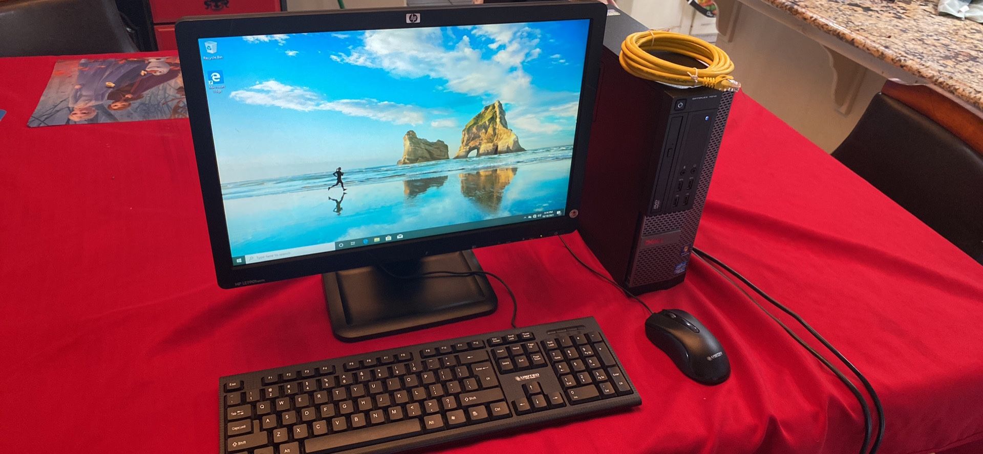 Dell intel(R) Core (TM) i5 3570 3.4GHz 8GB RAM Desktop complete set