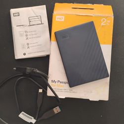WD My Passport for Mac 2TB External Hard Drive – USB 3.0