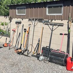 Stihl and Scotts Landscaping Tool Lot