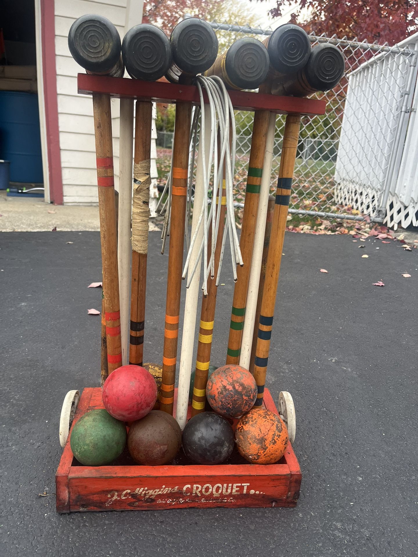 Vintage Croquet Set