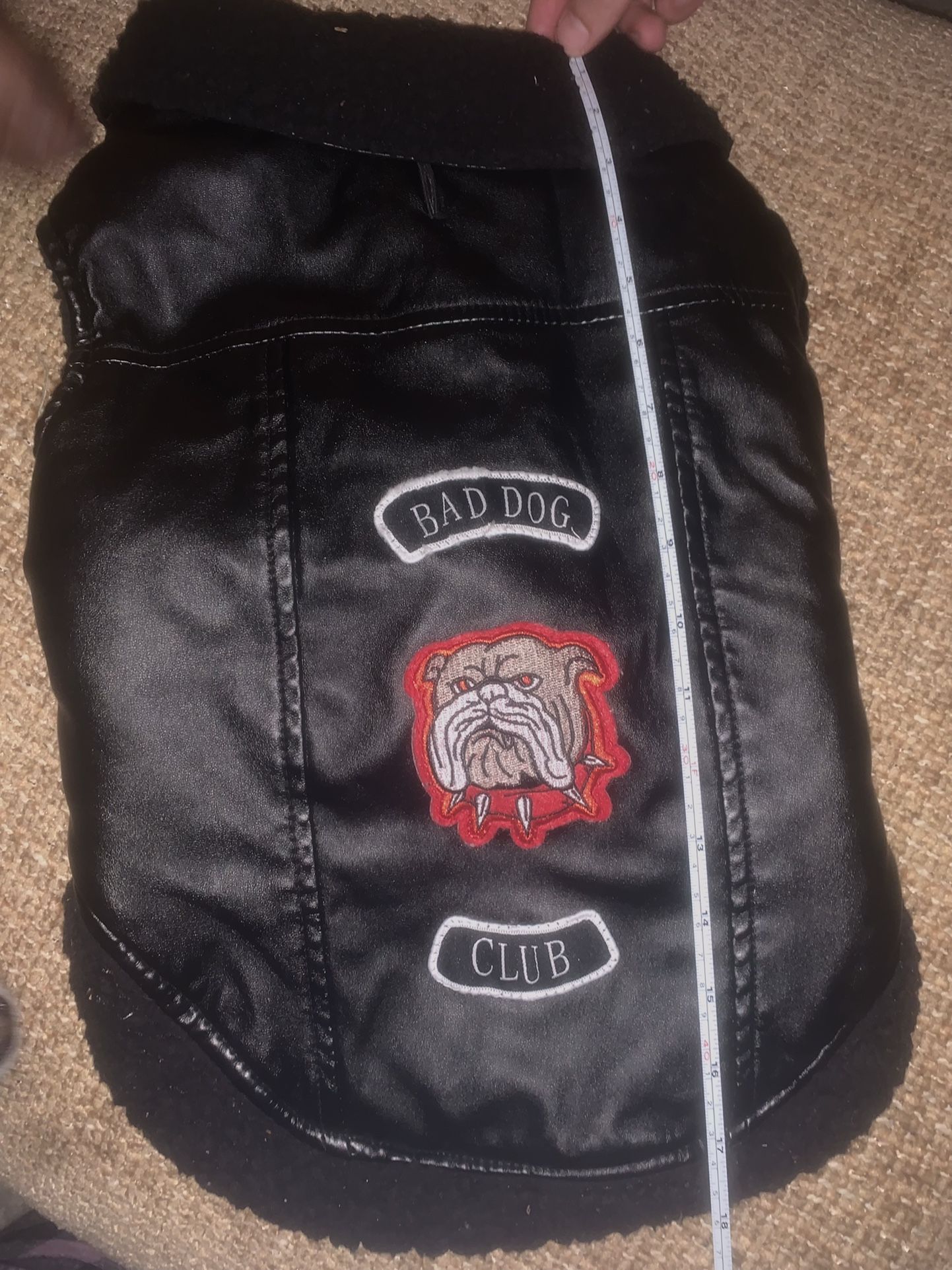 Leather Dog Jacket