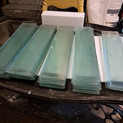 45 Used Vintage Rectangular Glass