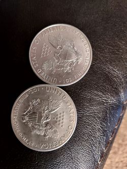 2x liberty silver dollars