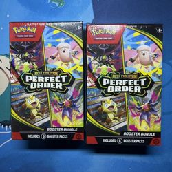 Pokemon Perfect Order Booster Bundles 